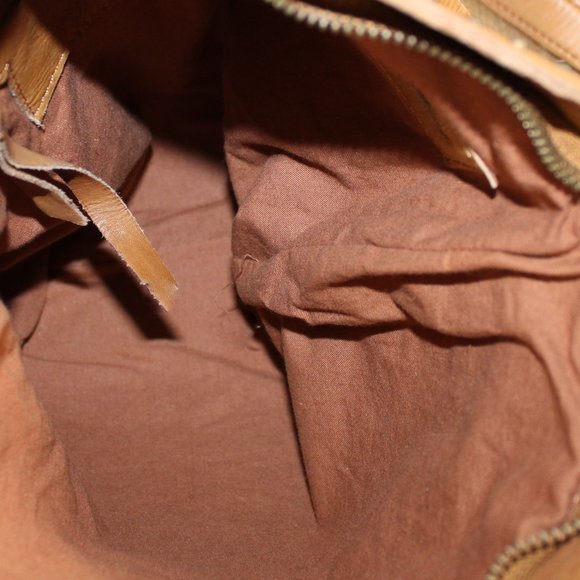 Platania Made In Italy Studded Leather Light Cognac Cross Body Shoulder … - Picture 9 of 11